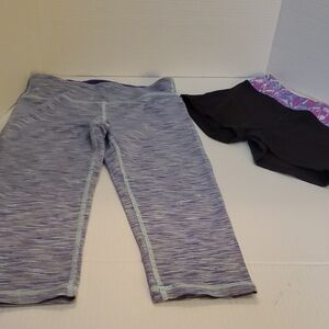 Ivivva Activewear Leggings & Shorts Size 12  Set Of 2.